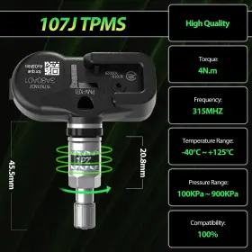 1PZ91XR31I 1PZ Tpms Tire Pressure Sensor Monitoring Denso #3
