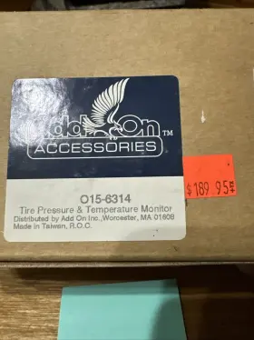 015-0314 ADD ONN ACCESSORIES Tire Pressure Sensor Monitor #3