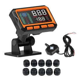 TY-1050S ATMOREA Solar Usb Tire Pressure Sensor Monitoring Rv