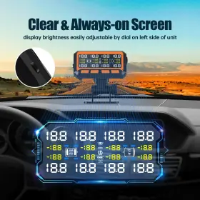 TY-850S ATMOREA Solar Usb Tire Pressure Sensor Monitoring Rv #3