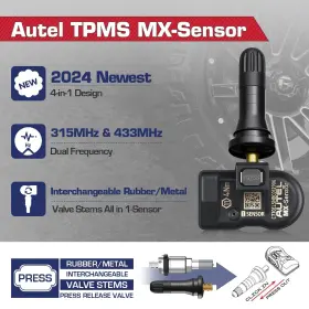 TS401-TS501-TS601 AUTEL Tpms Sensor Programmable Rubber Valve #3