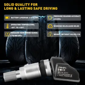 TYCGQ-2IN1 AUXITO Tpms Auto Tire Pressure Sensor Stem #3