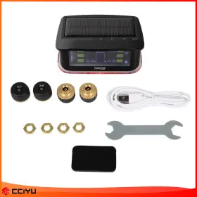 ZE154203GE CCIYU Rv Tire Pressure Sensor Alarm Tpms Solar