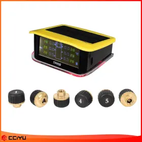 ZE154205GE CCIYU Rv Tire Pressure Sensor Tpms Solar Monitor #2