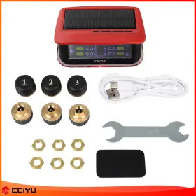 ZE15420712650457GE CCIYU Tpms Rv Tire Pressure Sensor Solar