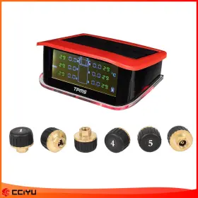 ZE154207GE CCIYU Rv Tire Pressure Sensor Tpms Solar Monitor #2