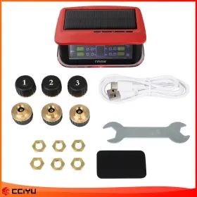 ZE154207GE CCIYU Rv Tire Pressure Sensor Tpms Solar Monitor