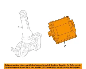 68417194AA CHRYSLER OEM Tire Pressure Monitor Module Renegade