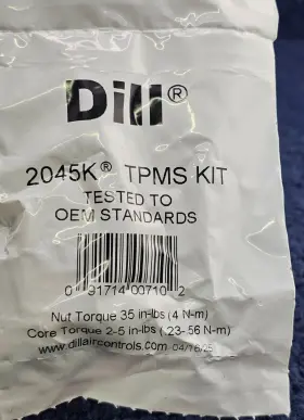 2045K DILL Tpms Valve Stem Service Honda Odyssey