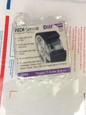 7003 DILLL Dill Redi Sensor Tpms Tire Valve Stem Transmitter