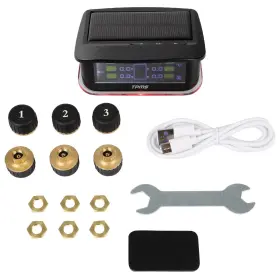 FL154202RAR FLATROAD Rv Tire Pressure Sensor Tpms Solar Alarm