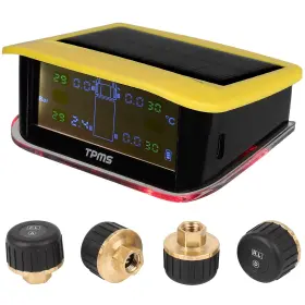 FL154204RAR FLATROAD Rv Tire Pressure Sensor Tpms Solar Alarm
