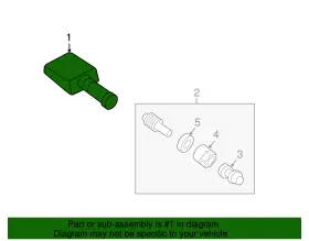4L2Z-1A150-BB FORD Tpms Sensor #2