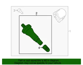 F2GZ-1700-E FORD Valve Stem #2