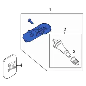 FR3Z1A189K FORD OE Tire Pressure Sensor Monitoring Tpms