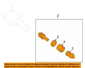2L2Z1565AA FORD OEM Tpms Tire Pressure Monitor Valve Stem 2L2Z1565AA FORD OEM Tpms Tire Pressure Monitor Valve Stem