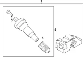 PCPZ-1700-A FORD Valve Stem Mustang