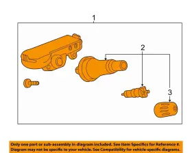 22959744 GM OEM Tire Pressuring Monitoring Sensor