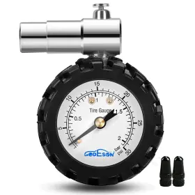 Godeson Gd005b-30 Presta Valve Gauge Tire Pressure 30psi/2bar
