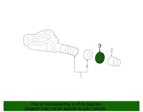 42755-SHJ-A51 HONDA Tpms Sensor Washer #2