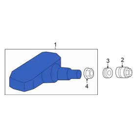 42753T6NE02 HONDA OE Tire Pressure Sensor Monitoring Tpms
