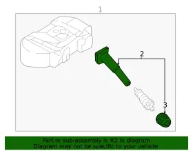 52943-L8200 HYUNDAI Tire Pressure Sensor Monitoring Valve #2