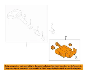 958002M850 HYUNDAI Tire Pressure Monitoring Tpms Control Mod #3