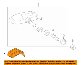 958004Z110 HYUNDAI OEM Sport Tire Pressuring Monitoring