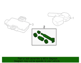 40770-5DA0B INFINITI Tpms Sensor Kit QX30 #2
