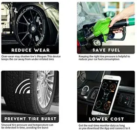 INV-CY-MOTO-4 INVTEK Wireless Tire Pressure Monitoring Alarm #3