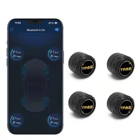 INV-CY-MOTO-4 INVTEK Wireless Tire Pressure Monitoring Alarm