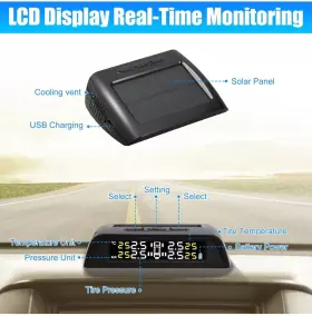 743151395341 JANSITE Rv Tire Pressure Monitoring Tpms Solar #3