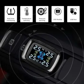 D10EU5 JANSITE Tire Pressure Monitoring Tpms Wireless Display #2