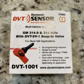 DVT-1001 JOHN DOW DYNAMICS Tpms Sensor Snap Valve Gm