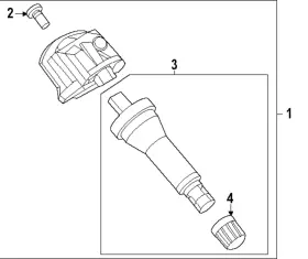 52940-BV100 KIA Tpms Sensor