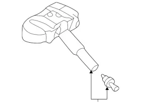 52943-J7000 KIA Tire Valve Kit Forte