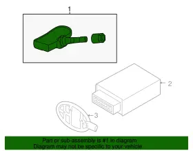 LR086929 LAND-ROVER Tire Pressure Sensor #2