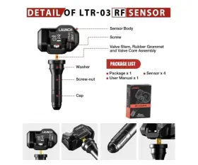 YZC02-B LAUNCH Rf Tpms Sensors