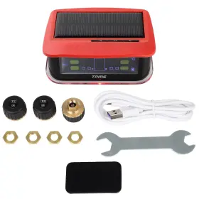 E15421CP206S LEADER Rv Tire Pressure Sensor Tpms Solar Alarm