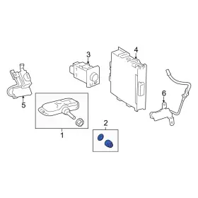442333060 LEXUS OE Tire Pressure Sensor Monitoring Tpms Kit