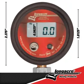 52-53036 LONGACRE Digital Tire Water Pressure Gauge #3