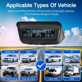 767461916171 MASOLL Tire Pressure Monitoring Rv Trailler Tpms #2 767461916171 MASOLL Tire Pressure Monitoring Rv Trailler Tpms #2