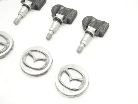 MX-5 MAZDA Tpms Tire Pressure Sensor Set Center Caps Miata #3