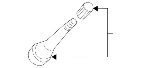9963-60-4140 MAZDA Valve Stem