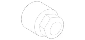 000-401-64-38 MERCEDES Valve Nut