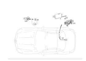 000-905-72-00-64 MERCEDES Tire Pressure Sensor