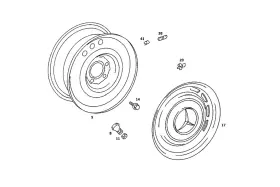 107-400-00-13-64 MERCEDES Valve