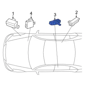 905720064 MERCEDES-BENZ OE Tire Pressure Monitoring Tpms 2500