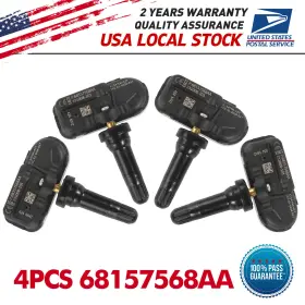 68157568AA MGT Set Tire Pressure Sensor Monitoring Wheel Jeep