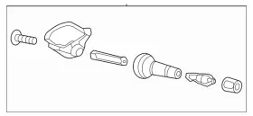4250B502 MITSUBISHI Tire Pressure Sensor Monitoring Tpms